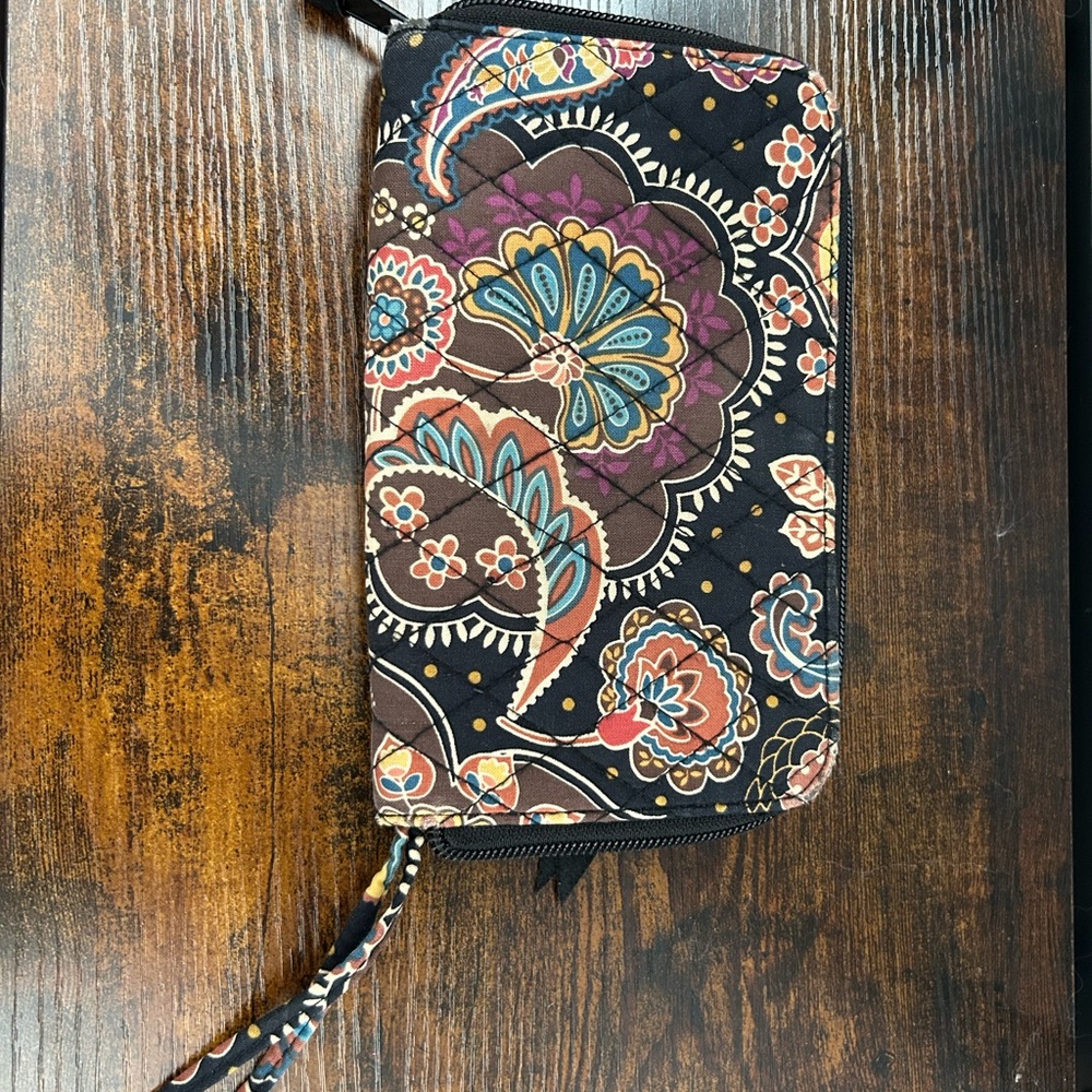 Vera Bradley Multicolor Paisley Clutch